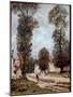 Road to Versailles, 1875 (Oil on Canvas)-Alfred Sisley-Mounted Giclee Print