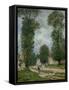 Road to Versailles, 1875-Alfred Sisley-Framed Stretched Canvas