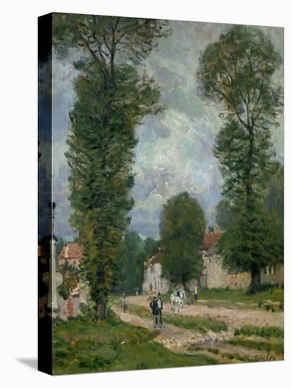 Road to Versailles, 1875-Alfred Sisley-Stretched Canvas