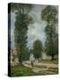 Road to Versailles, 1875-Alfred Sisley-Stretched Canvas