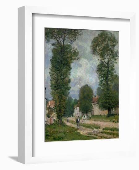 Road to Versailles, 1875-Alfred Sisley-Framed Giclee Print