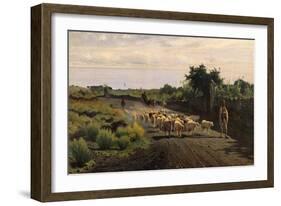 Road to Vesuvius-Federico Rossano-Framed Giclee Print