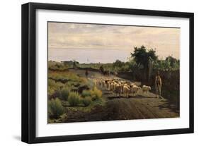 Road to Vesuvius-Federico Rossano-Framed Giclee Print