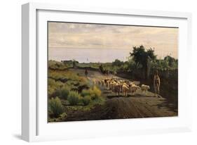 Road to Vesuvius-Federico Rossano-Framed Giclee Print