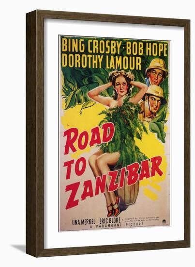 Road to Zanzibar, 1941-null-Framed Art Print