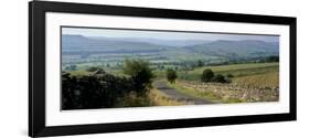 Road Towards Wensleydale Valley, Yorkshire Dales National Park, Yorkshire, England, United Kingdom-Patrick Dieudonne-Framed Photographic Print