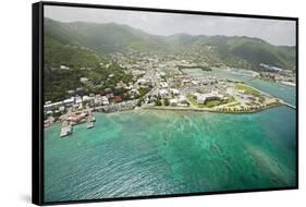 Road Town on Tortola in British Virgin Islands-Macduff Everton-Framed Stretched Canvas