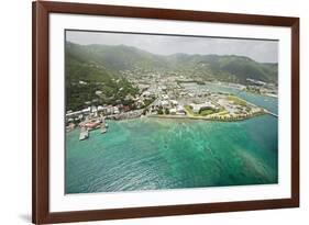 Road Town on Tortola in British Virgin Islands-Macduff Everton-Framed Photographic Print