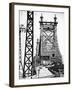 Road Traffic Exit on "59th Street Bridge" (Queensboro Bridge), Manhattan Downtown, NYC-Philippe Hugonnard-Framed Premium Photographic Print