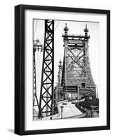 Road Traffic Exit on "59th Street Bridge" (Queensboro Bridge), Manhattan Downtown, NYC-Philippe Hugonnard-Framed Photographic Print