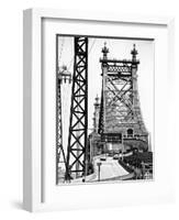 Road Traffic Exit on "59th Street Bridge" (Queensboro Bridge), Manhattan Downtown, NYC-Philippe Hugonnard-Framed Photographic Print