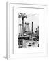 Road Traffic on "59th Street Bridge" (Queensboro Bridge), Manhattan Downtown, NYC, White Frame-Philippe Hugonnard-Framed Art Print