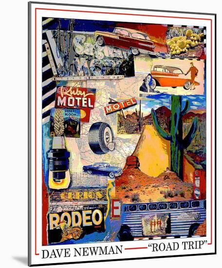 Road Trip-Dave Newman-Mounted Giclee Print