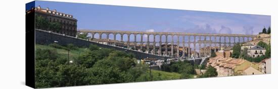 Road under an Aqueduct, Segovia, Spain-null-Stretched Canvas