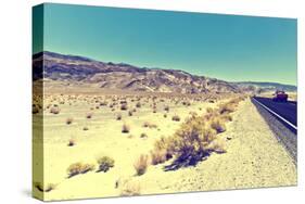 Road view - Death Valley National Park - California - USA - North America-Philippe Hugonnard-Stretched Canvas