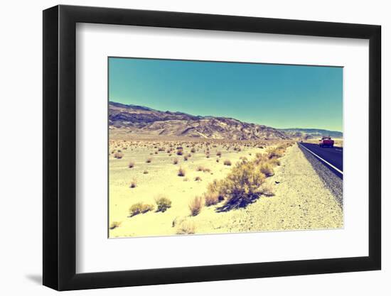 Road view - Death Valley National Park - California - USA - North America-Philippe Hugonnard-Framed Photographic Print