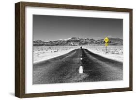 Road view - Death Valley National Park - California - USA - North America-Philippe Hugonnard-Framed Photographic Print