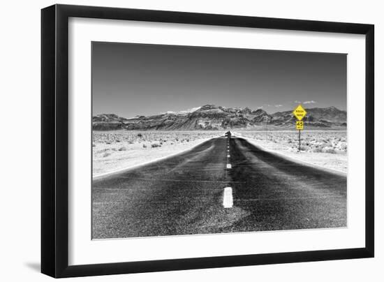 Road view - Death Valley National Park - California - USA - North America-Philippe Hugonnard-Framed Photographic Print