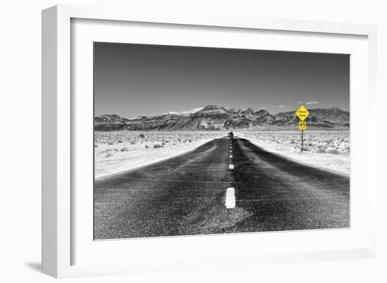 Road view - Death Valley National Park - California - USA - North America-Philippe Hugonnard-Framed Photographic Print