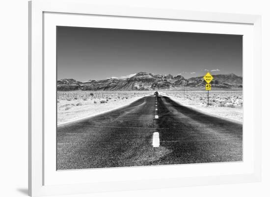 Road view - Death Valley National Park - California - USA - North America-Philippe Hugonnard-Framed Photographic Print