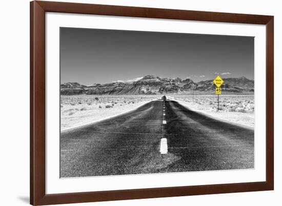 Road view - Death Valley National Park - California - USA - North America-Philippe Hugonnard-Framed Photographic Print