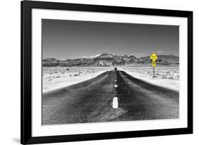 Road view - Death Valley National Park - California - USA - North America-Philippe Hugonnard-Framed Photographic Print