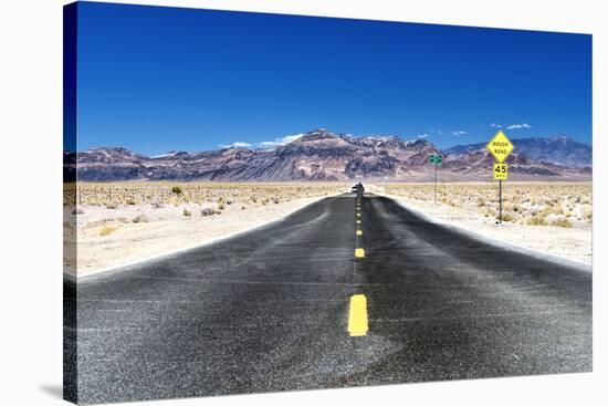 Road view - Death Valley National Park - California - USA - North America-Philippe Hugonnard-Stretched Canvas