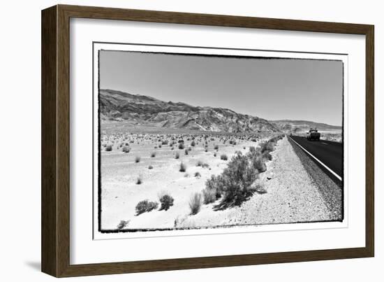 Road view - Death Valley National Park - California - USA - North America-Philippe Hugonnard-Framed Art Print