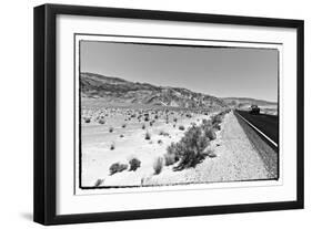 Road view - Death Valley National Park - California - USA - North America-Philippe Hugonnard-Framed Art Print