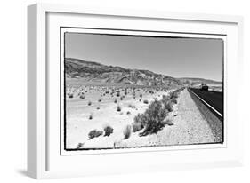 Road view - Death Valley National Park - California - USA - North America-Philippe Hugonnard-Framed Art Print