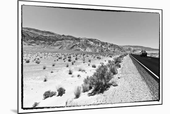 Road view - Death Valley National Park - California - USA - North America-Philippe Hugonnard-Mounted Art Print