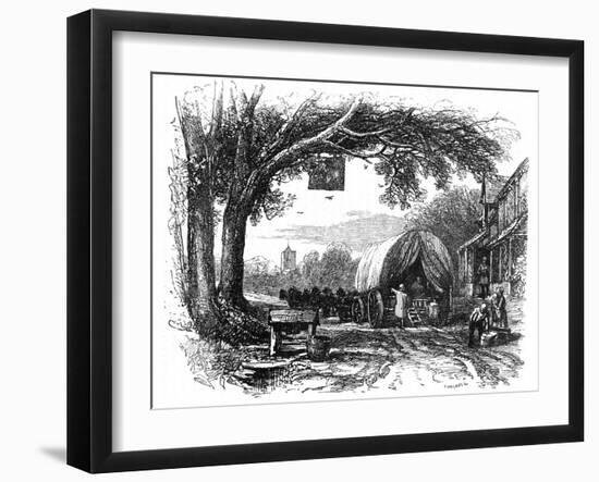 Road Wagon, Pic. Half Hrs-T Williams-Framed Art Print