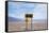 Road Warning Sign in Death Valley National Park-Paul Souders-Framed Stretched Canvas