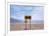 Road Warning Sign in Death Valley National Park-Paul Souders-Framed Photographic Print