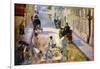 Road Workers, Rue De Berne-Edouard Manet-Framed Art Print