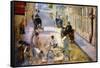 Road Workers, Rue De Berne-Edouard Manet-Framed Stretched Canvas