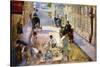 Road Workers, Rue De Berne-Edouard Manet-Stretched Canvas