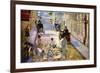 Road Workers, Rue De Berne-Edouard Manet-Framed Premium Giclee Print