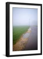 Road Wth Fog-David Baker-Framed Photographic Print