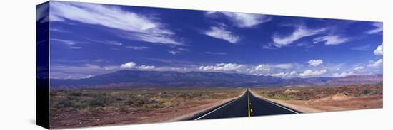 Road Zion National Park, Utah, USA-null-Stretched Canvas