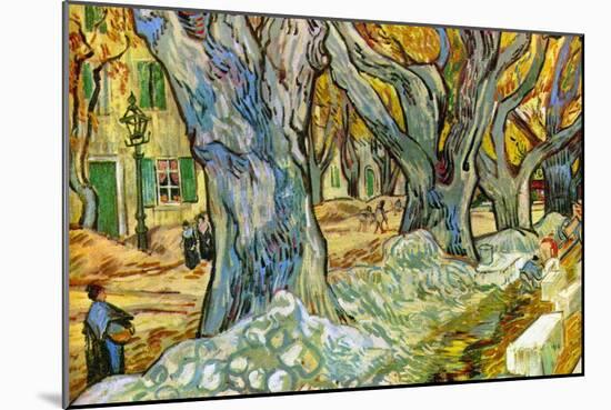 Roadman by Van Gogh-Vincent van Gogh-Mounted Art Print