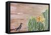 Roadrunner-Lauren Moss-Framed Stretched Canvas