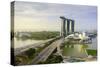 Roads Leading to the Marina Bay Sands, Gardens by the Bay and Artscience Museum at Sunrise-Fraser Hall-Stretched Canvas