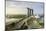 Roads Leading to the Marina Bay Sands, Gardens by the Bay and Artscience Museum at Sunrise-Fraser Hall-Mounted Photographic Print