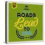 Roads to Rome 1-Lorand Okos-Stretched Canvas