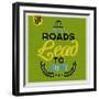 Roads to Rome 1-Lorand Okos-Framed Art Print