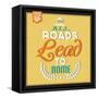 Roads to Rome-Lorand Okos-Framed Stretched Canvas