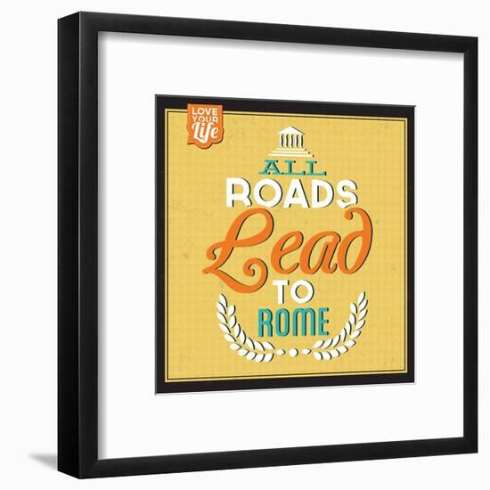 Roads to Rome-Lorand Okos-Framed Art Print