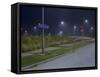 Roadside at Night-Robert Brook-Framed Stretched Canvas