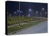 Roadside at Night-Robert Brook-Stretched Canvas